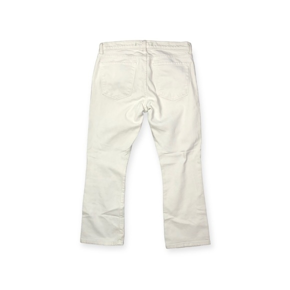 J Brand Gigi jeans white straight leg cropped stretch mid rise 28 - Picture 3 of 8